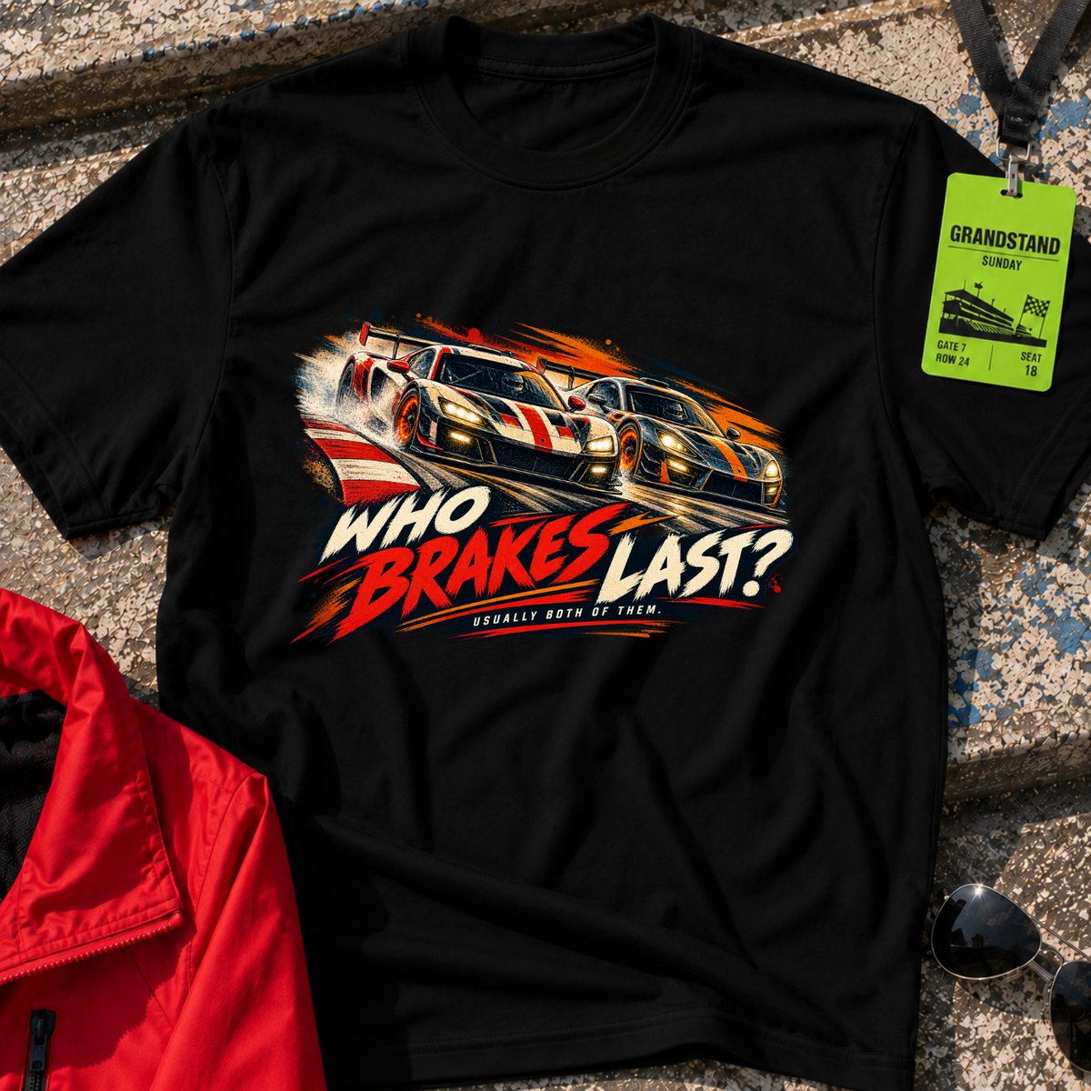 Who Brakes Last ? T-Shirt