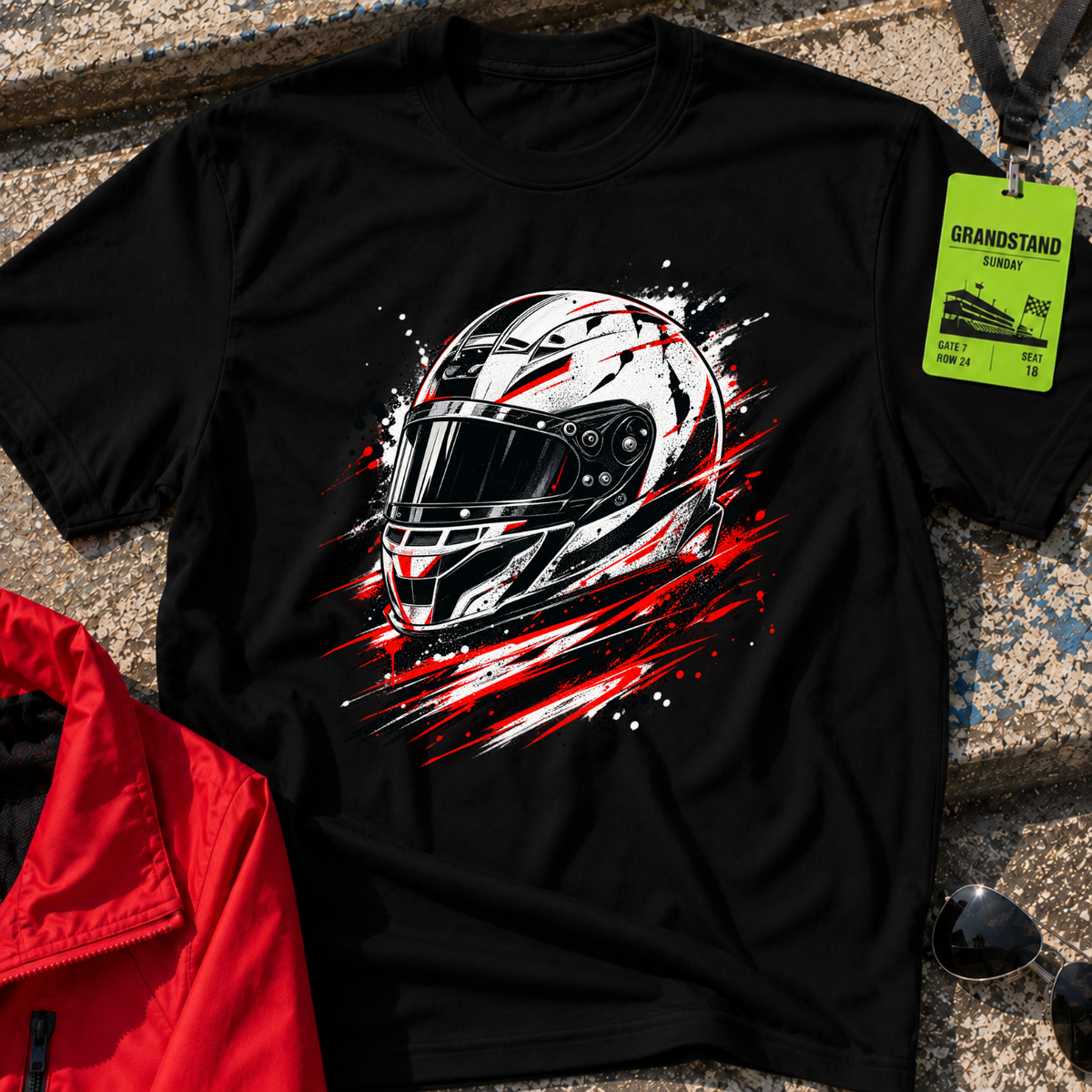 Black Helmet T-Shirt