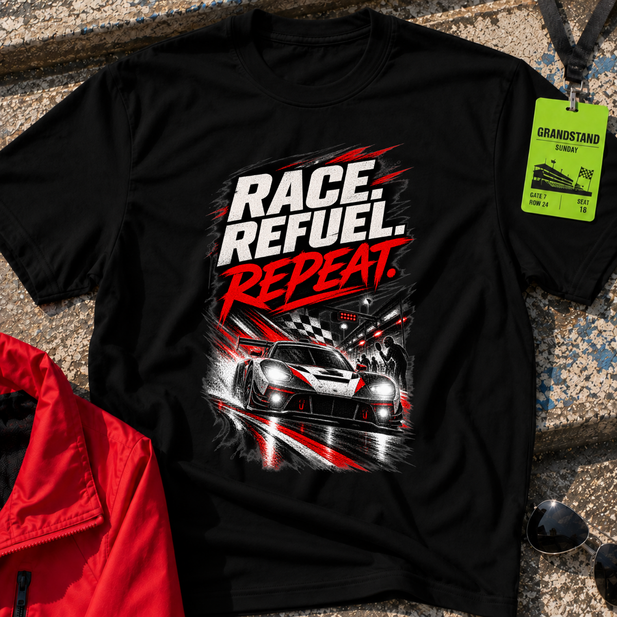 Race Refuel Repeat T-Shirt