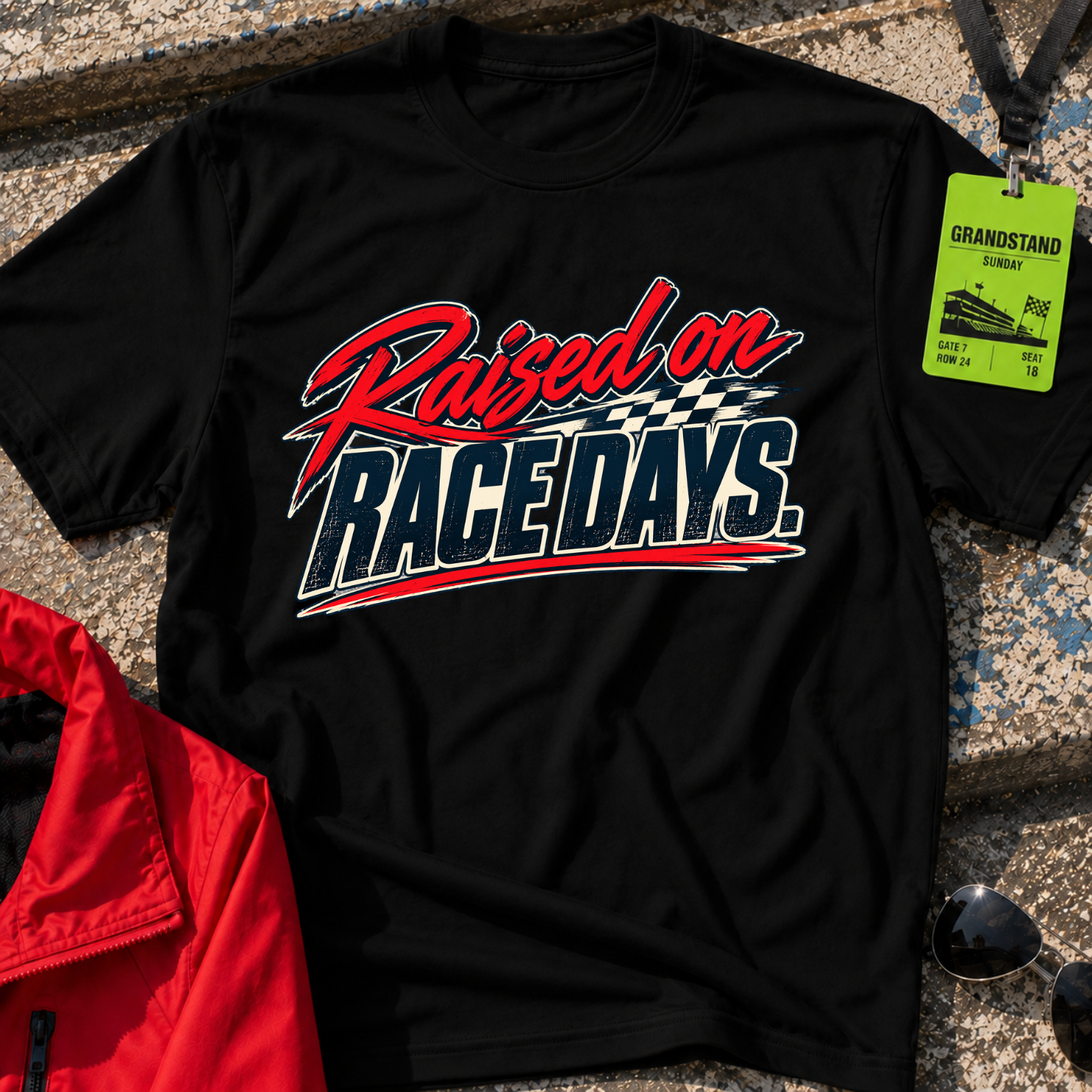 Raised on Race Days T-Shirt