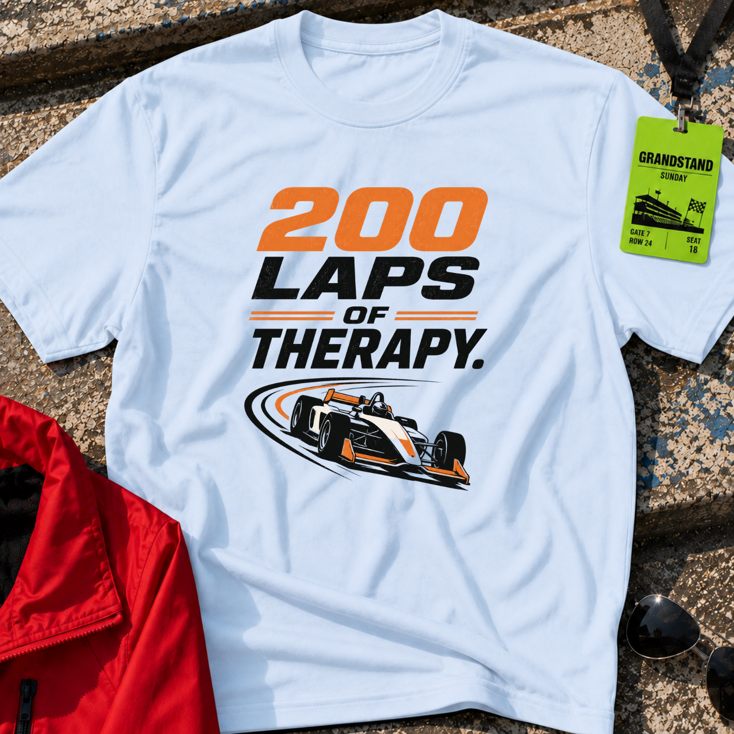 200 Laps of Therapy T-Shirt