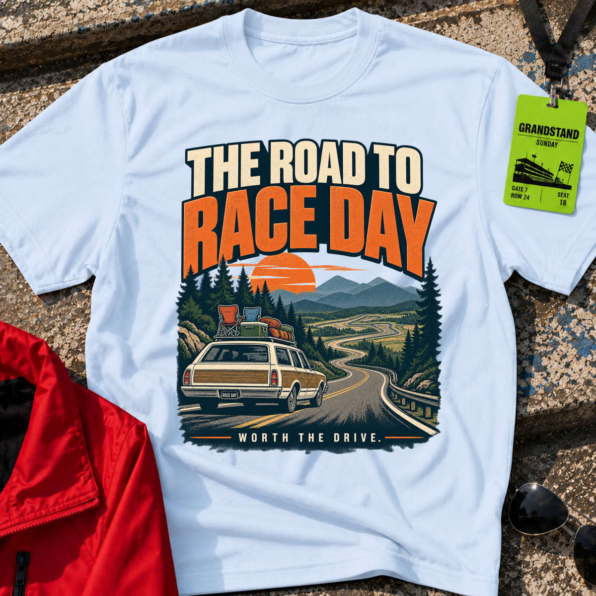 Road To Race Day T-Shirt