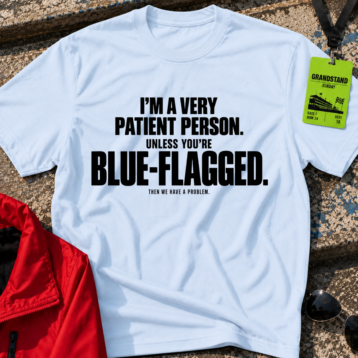 Blue-Flagged T-Shirt