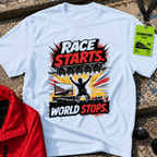 Race starts world stops T-Shirt