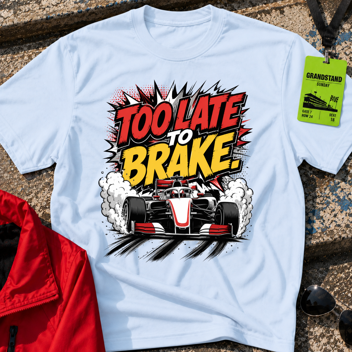 Too late to brake T-Shirt