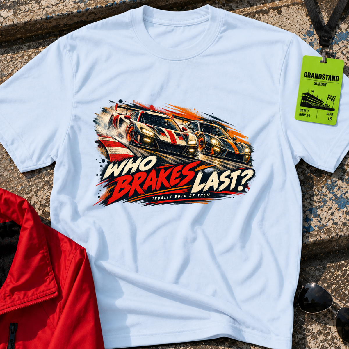 Who Brakes Last ? T-Shirt