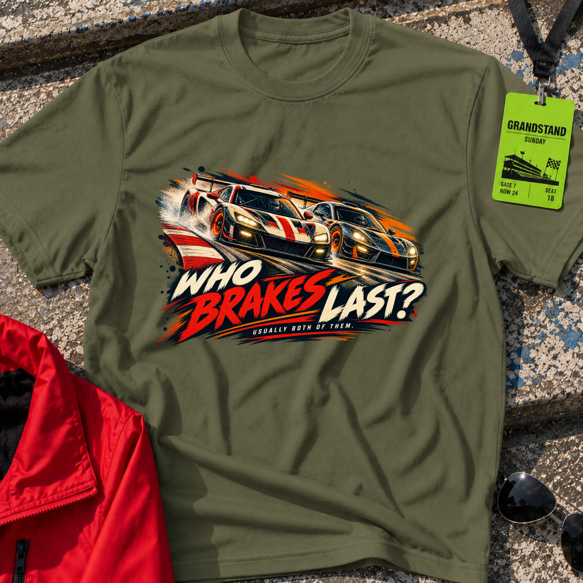 Who Brakes Last ? T-Shirt