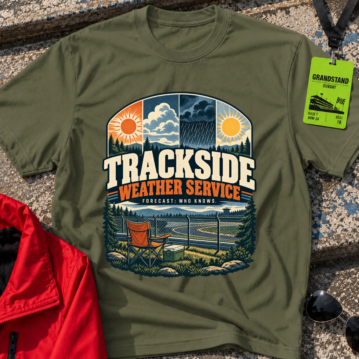 Trackside Forecast T-Shirt