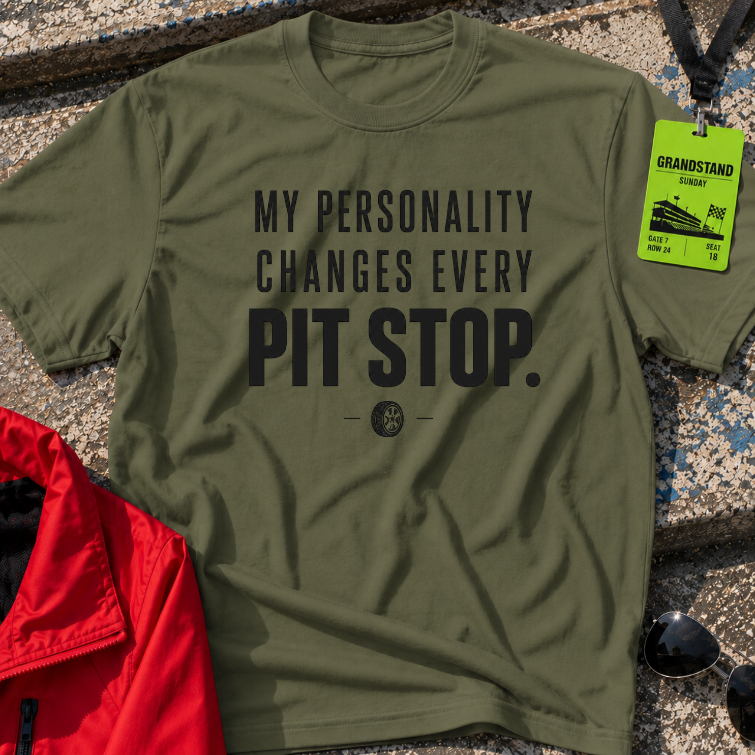 My personality changes every pit stop T-Shirt