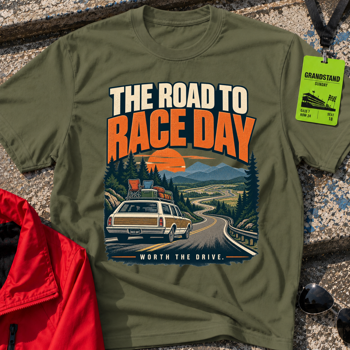 Road To Race Day T-Shirt