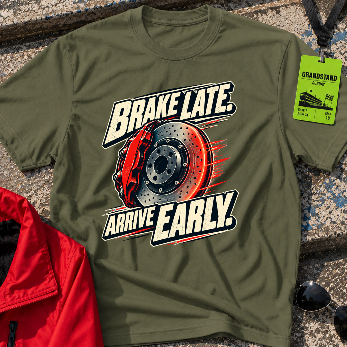 Brake Late T-Shirt