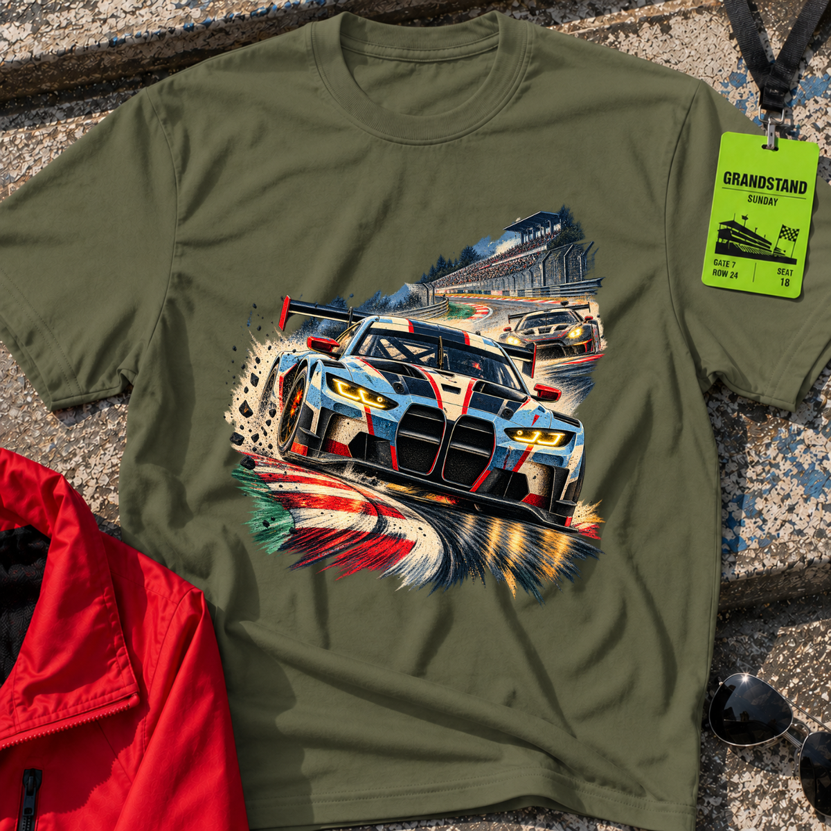 BMW Pushing T-Shirt