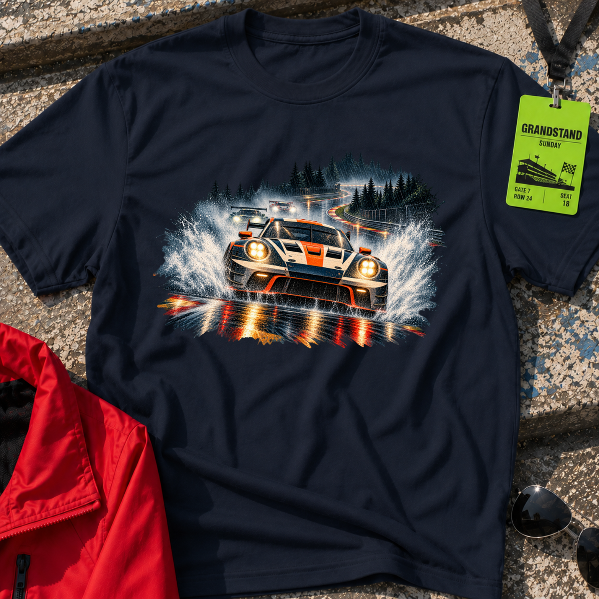 Rain Soaked Porsche GT3 T-Shirt