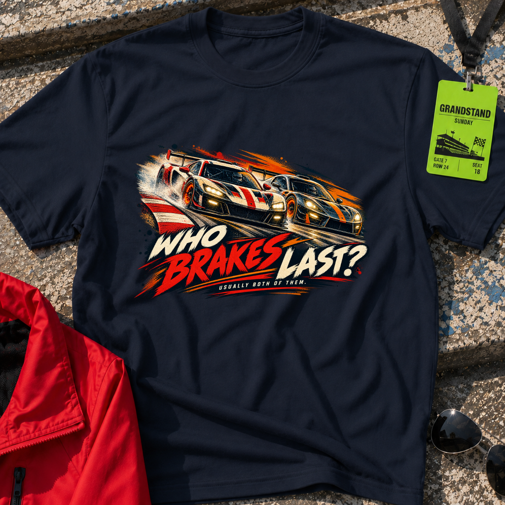 Who Brakes Last ? T-Shirt