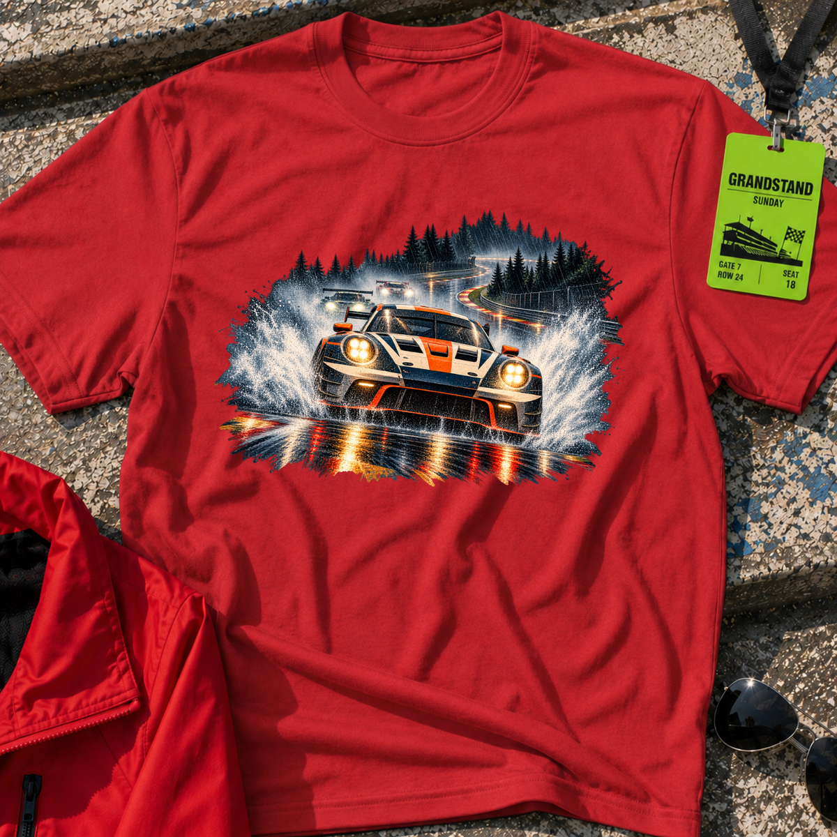 Rain Soaked Porsche GT3 T-Shirt
