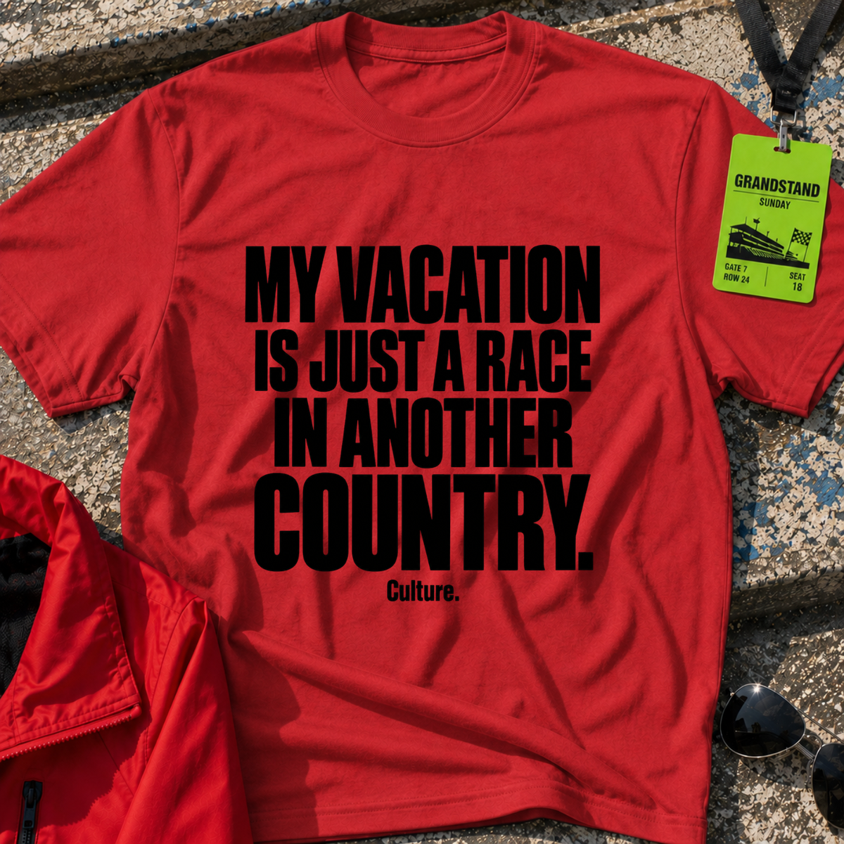 Vacation = Race T-Shirt