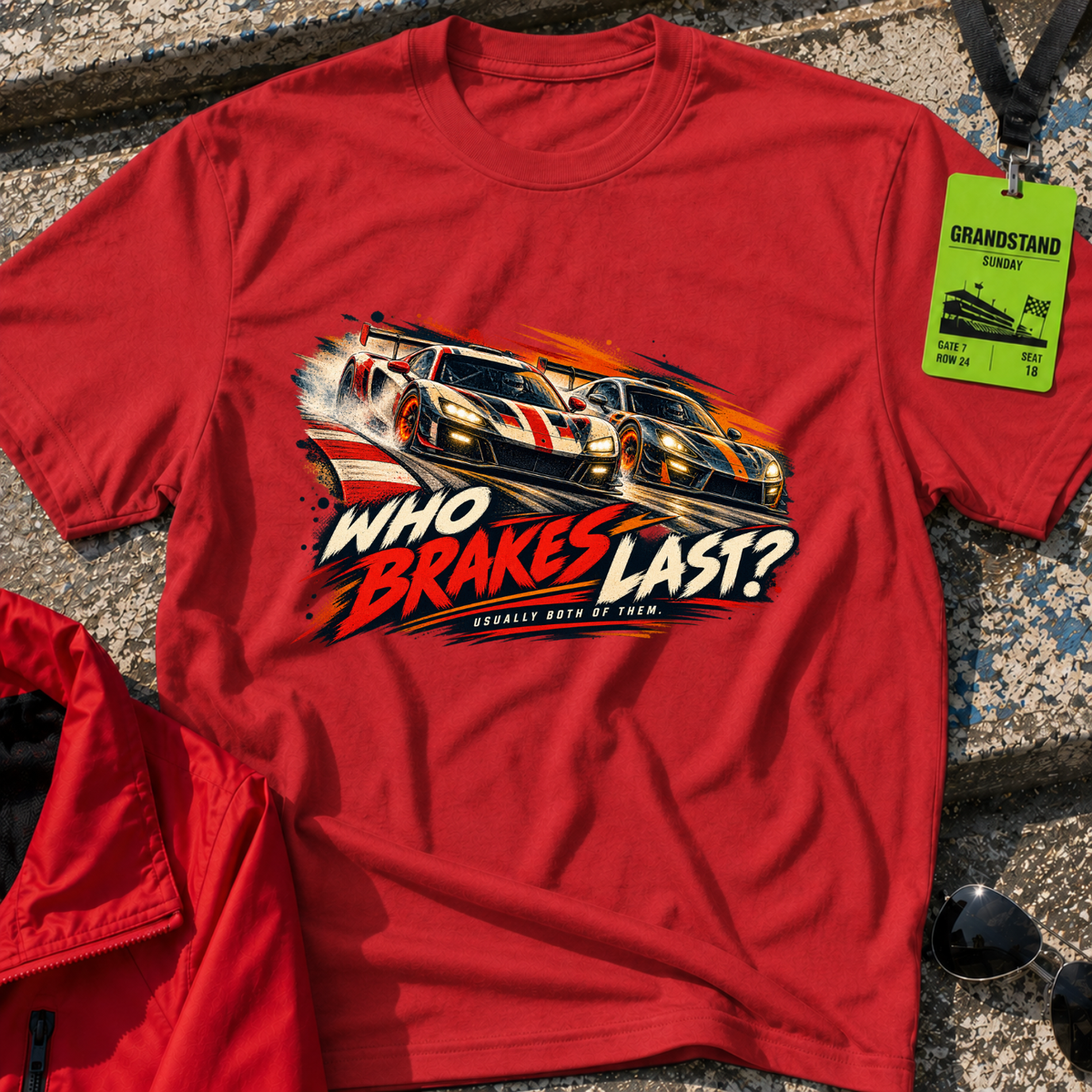 Who Brakes Last ? T-Shirt