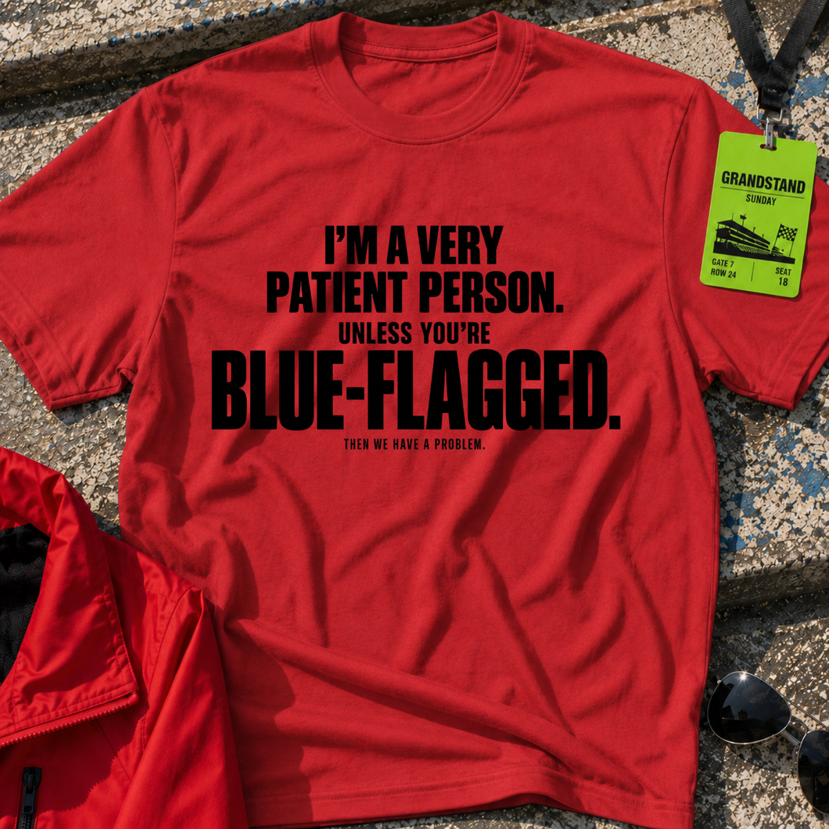 Blue-Flagged T-Shirt