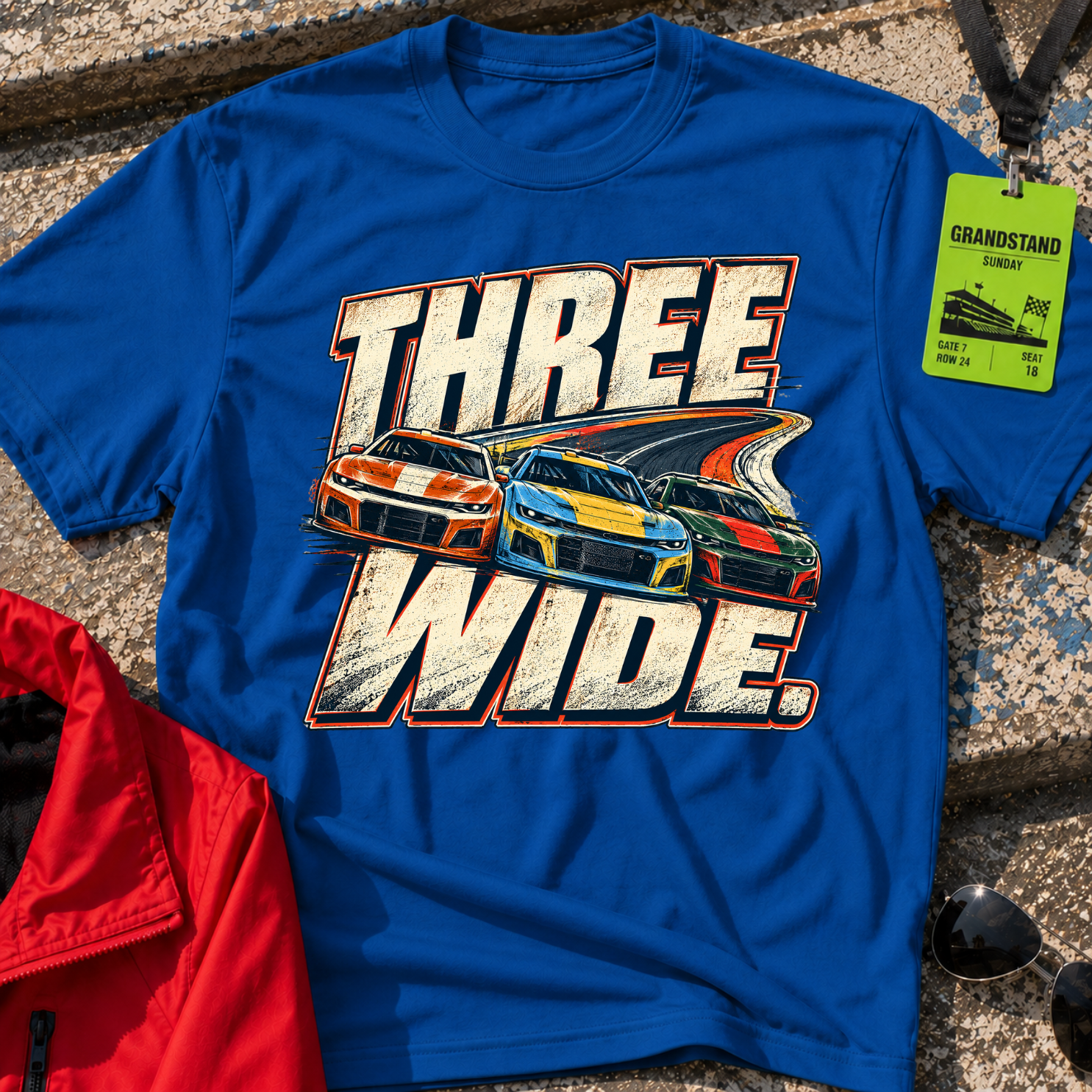 Three Wide T-Shirt