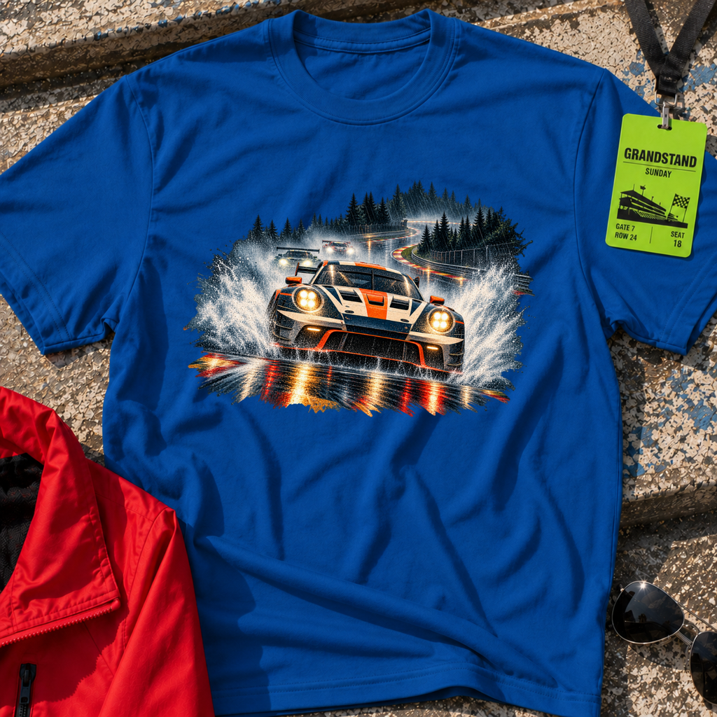 Rain Soaked Porsche GT3 T-Shirt