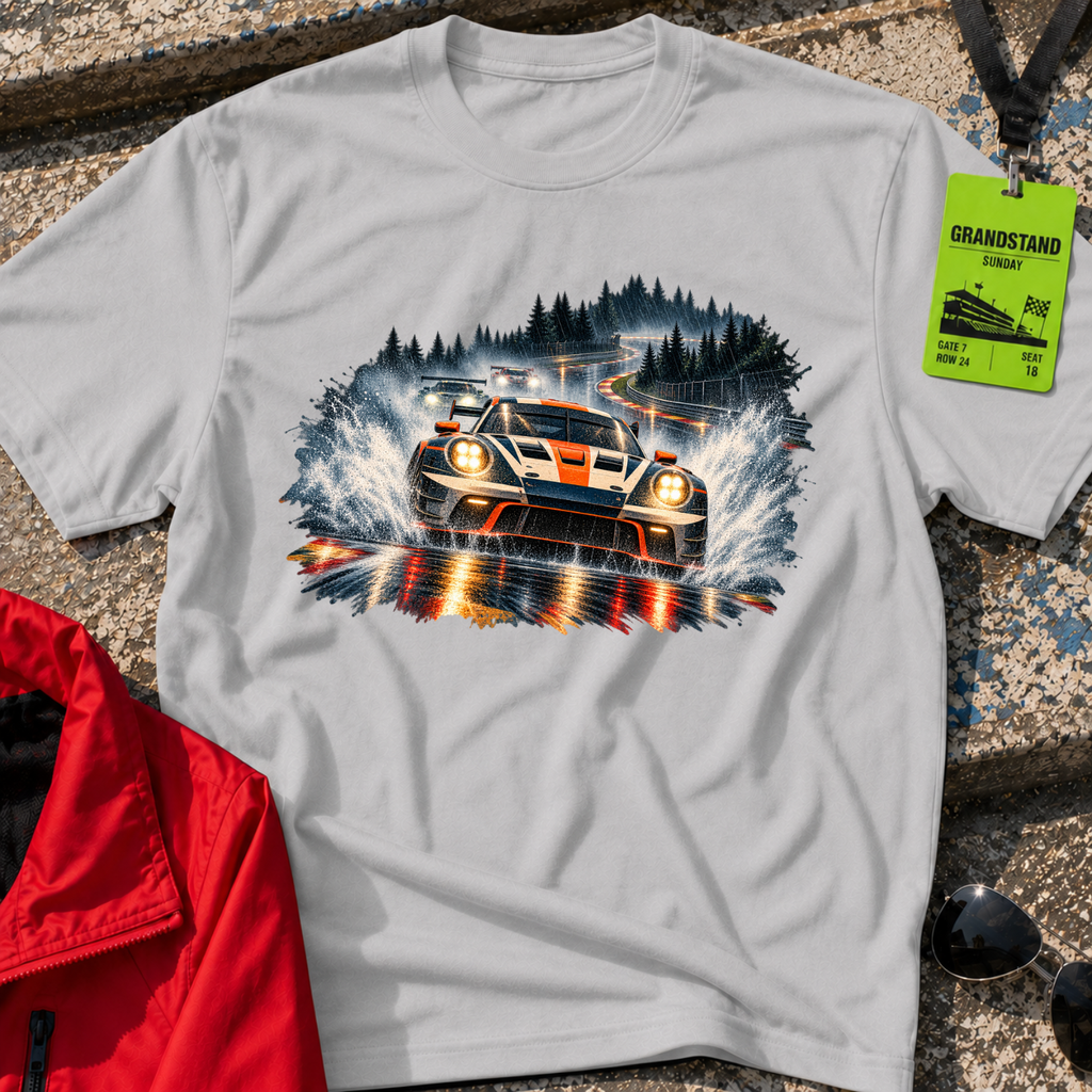 Rain Soaked Porsche GT3 T-Shirt