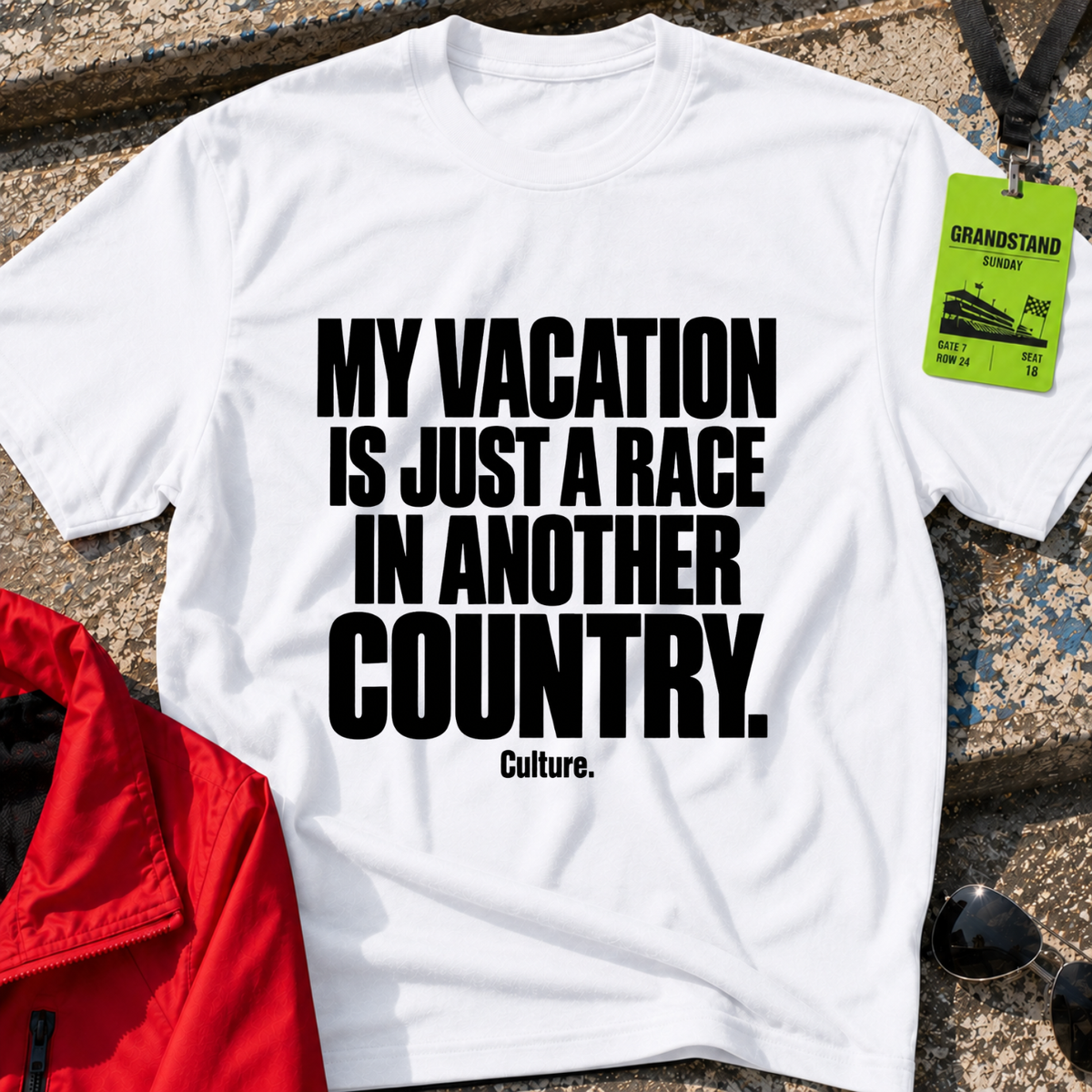 Vacation = Race T-Shirt