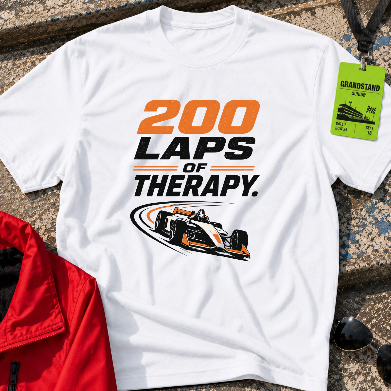 200 Laps of Therapy T-Shirt