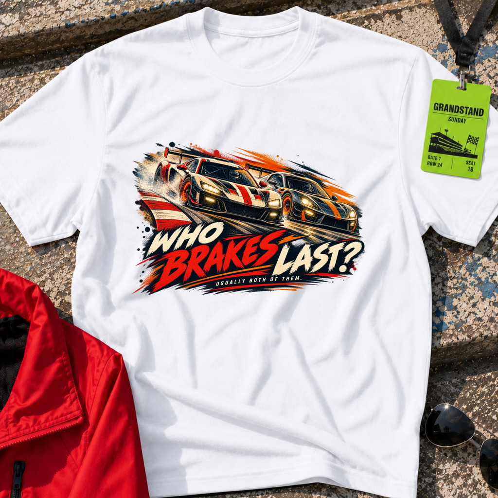 Who Brakes Last ? T-Shirt