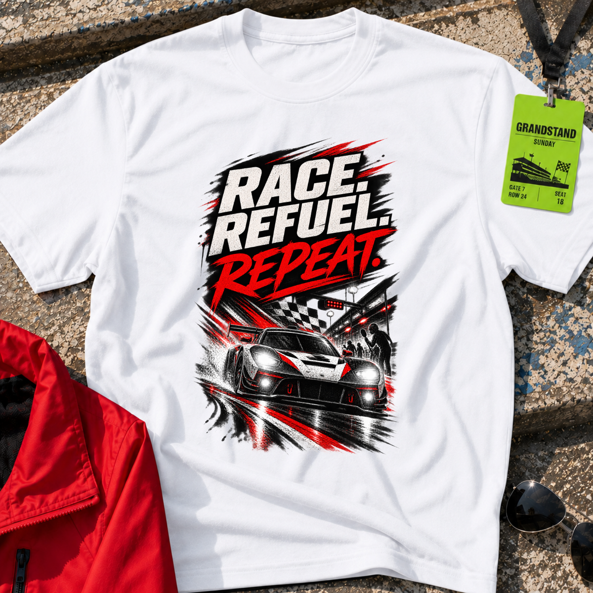 Race Refuel Repeat T-Shirt