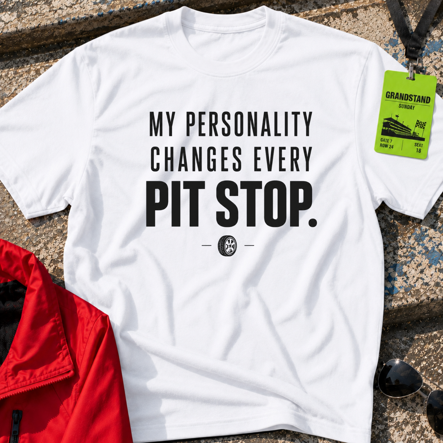 My personality changes every pit stop T-Shirt