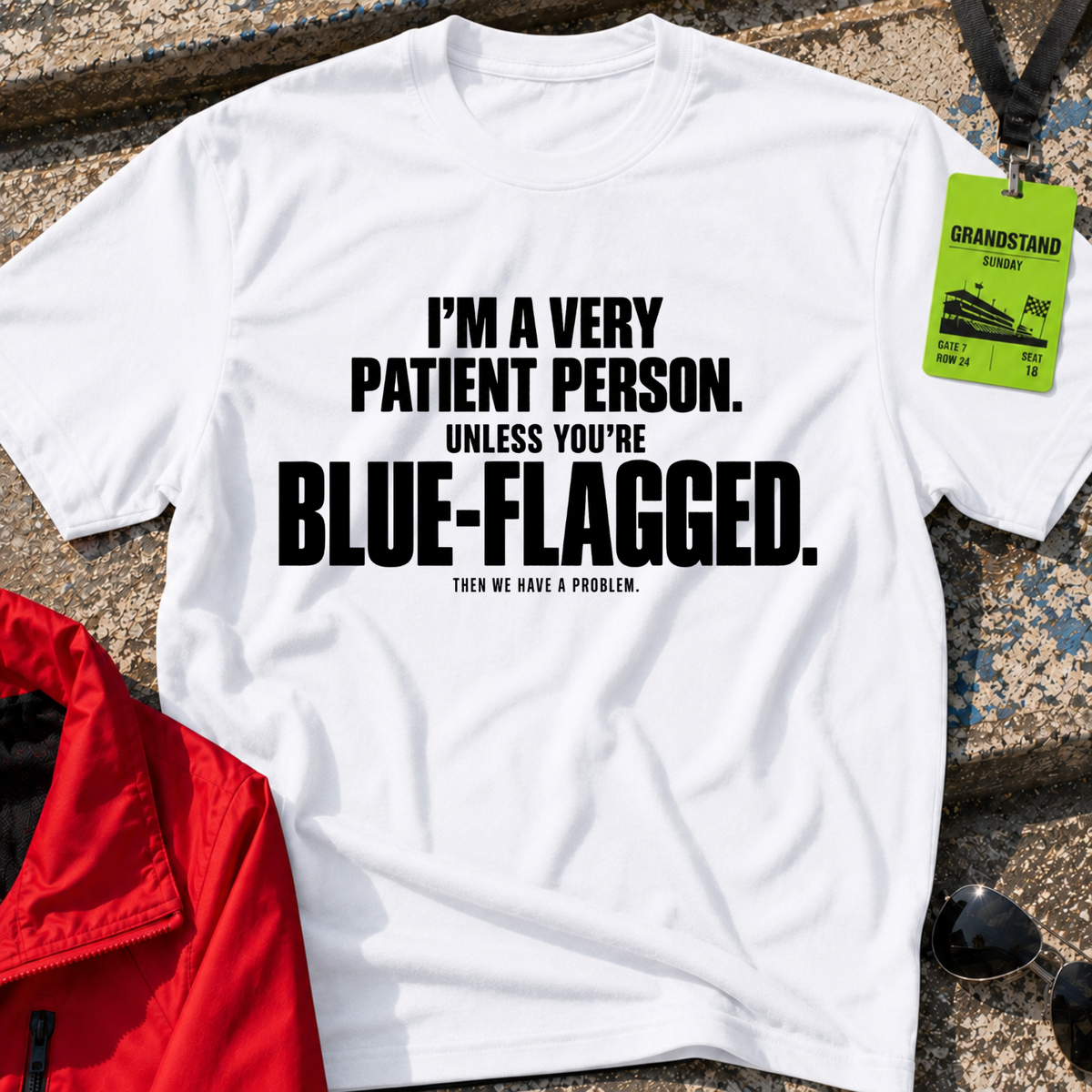 Blue-Flagged T-Shirt