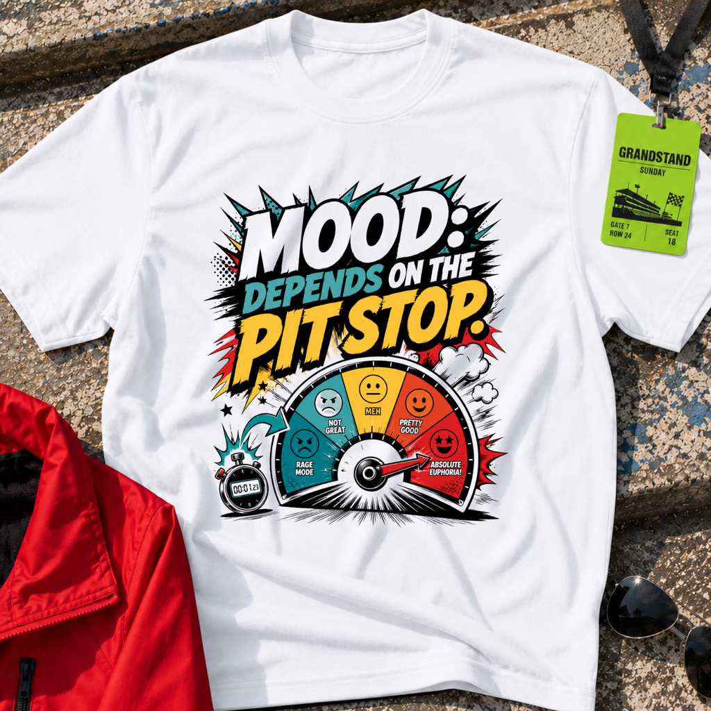 Mood depends on the pit stop T-Shirt