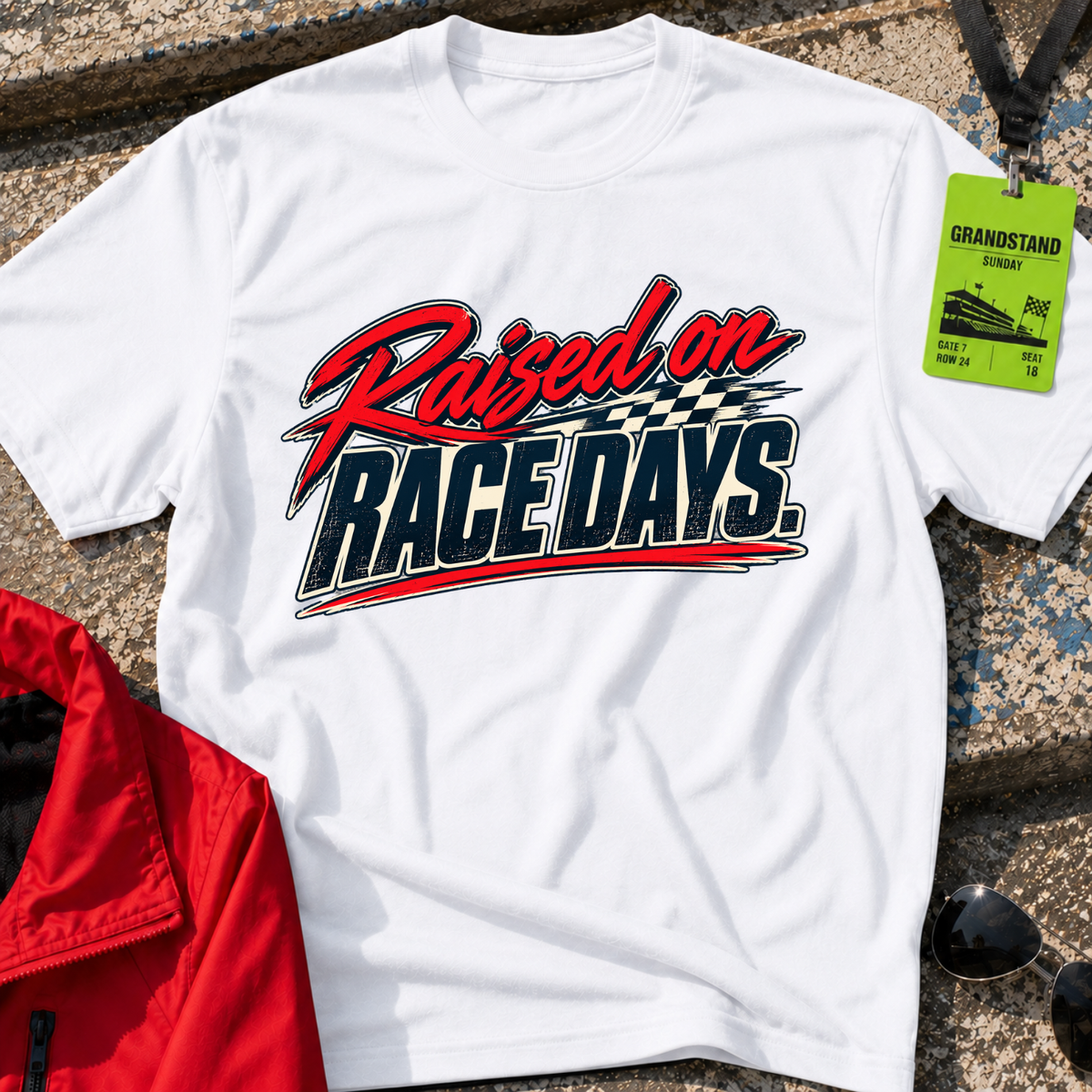 Raised on Race Days T-Shirt